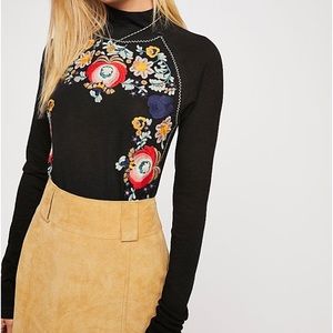 Free People Embroidered Too